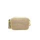 Borsa in Pelle e Juta Gialla Paris Borsa in Pelle e Juta Gialla Paris