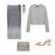 Borsetta Strass Silver Patty Borsetta Strass Silver Patty