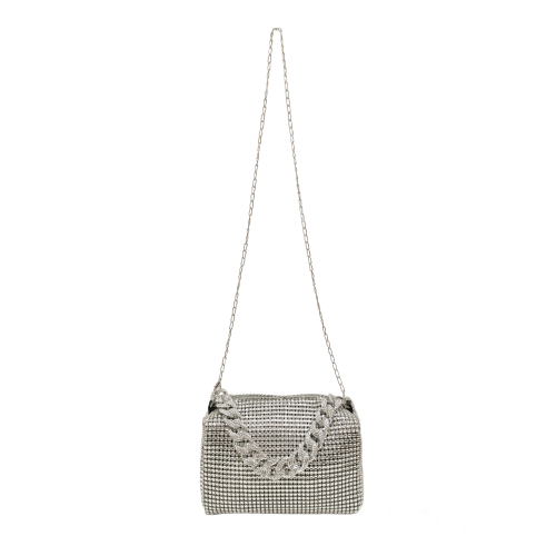 Borsetta Strass Silver Patty