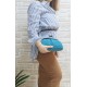 Pochette in Rafia Azzurra Nuvola Pochette in Rafia Azzurra Nuvola