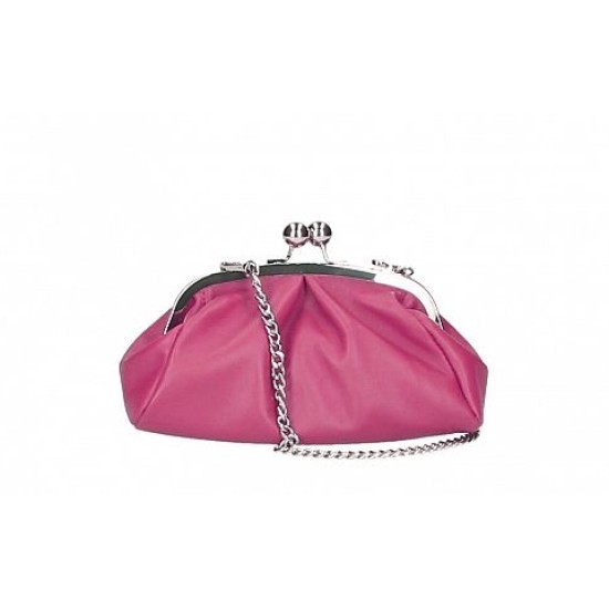 Pochette in pelle Fucsia Nuvola Pochette in pelle Fucsia Nuvola