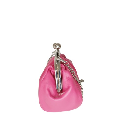 Pochette in pelle Fucsia Nuvola