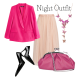 Pochette in pelle Fucsia Nuvola Pochette in pelle Fucsia Nuvola