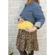 Pochette in Rafia Giallo Oro Nuvola Pochette in Rafia Giallo Oro Nuvola