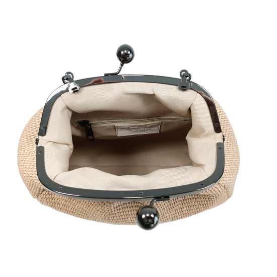 Pochette in Rafia Big Sabbia Nuvola Pochette in Rafia Big Sabbia Nuvola