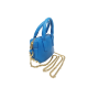 Borsetta in Ecopelle Blu Poppy Borsetta in Ecopelle Blu Poppy