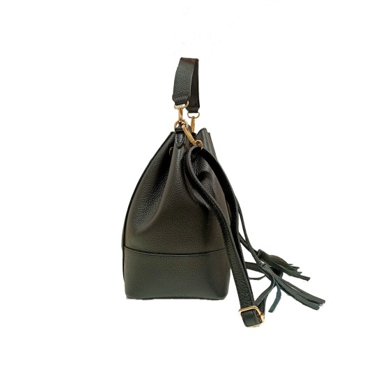 Secchiello in Pelle Nero Barbara Secchiello in Pelle Nero Barbara