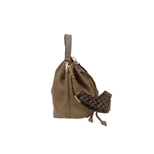 Secchiello in Similpelle Fango Sally