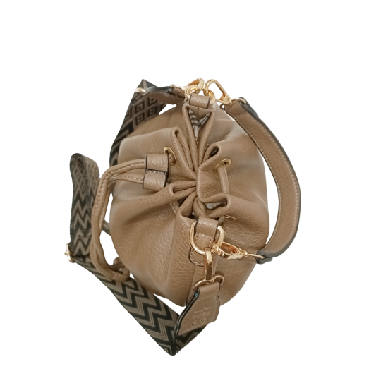 Secchiello in Similpelle Fango Sally Secchiello in Similpelle Fango Sally