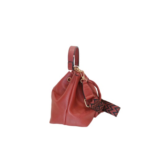 Secchiello in Similpelle Rosso Sally