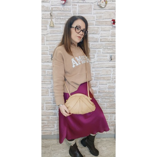 Borsa in Similpelle Camel Tiffany Borsa in Similpelle Camel Tiffany