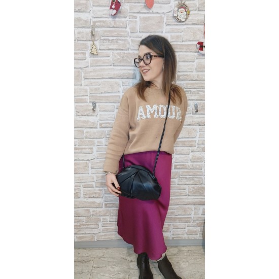 Borsa in Similpelle Nera Tiffany Borsa in Similpelle Nera Tiffany